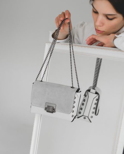 Кожаная женская сумка VEZZE C00811