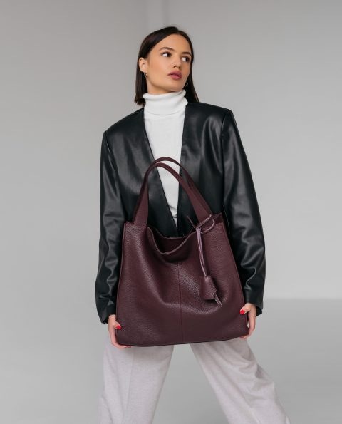 Кожаная женская сумка VEZZE C00934