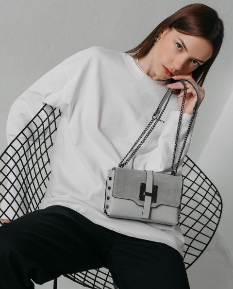 Кожаная женская сумка VEZZE C00991