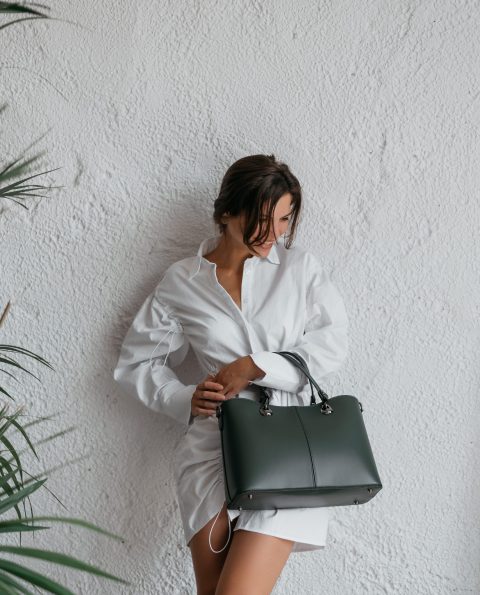 Кожаная женская сумка VEZZE C001028