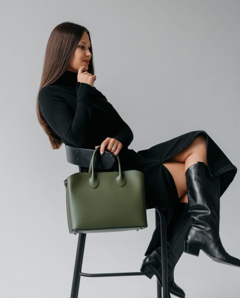 Кожаная женская сумка VEZZE C001046