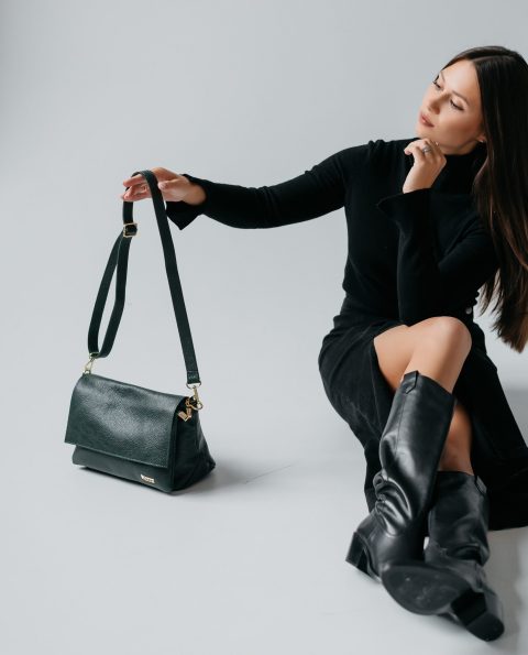 Кожаная женская сумка VEZZE C001055