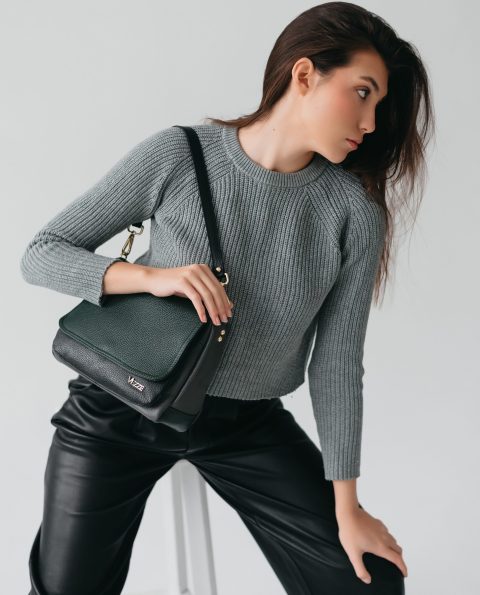 Кожаная женская сумка VEZZE C001055