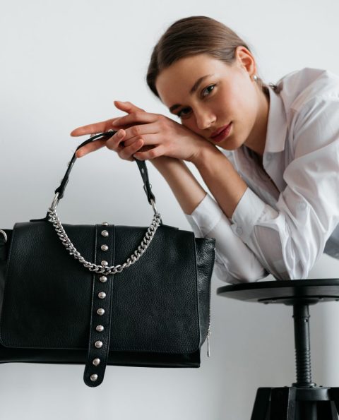 Кожаная женская сумка сумка VEZZE C00117N