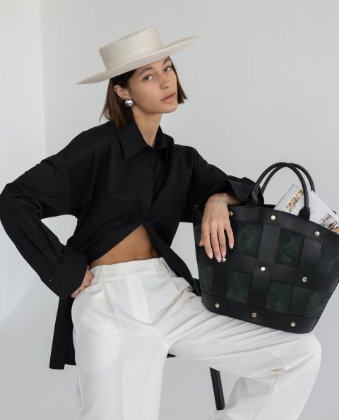 Кожаная женская сумка VEZZE C00171N