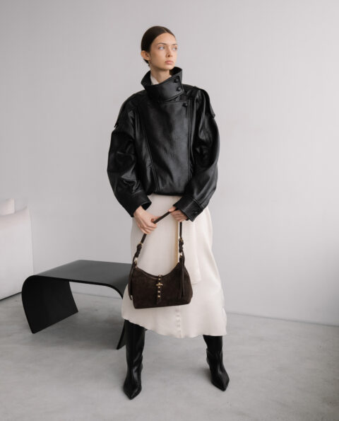 Замшевая женская сумка VEZZE C00491N