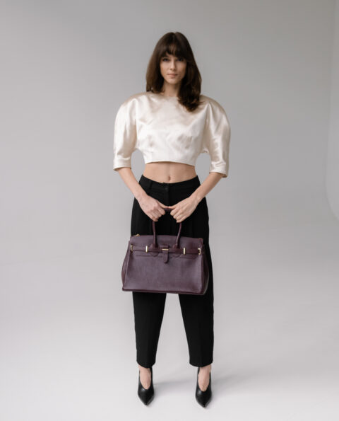 Кожаная женская сумка VEZZE C00495N