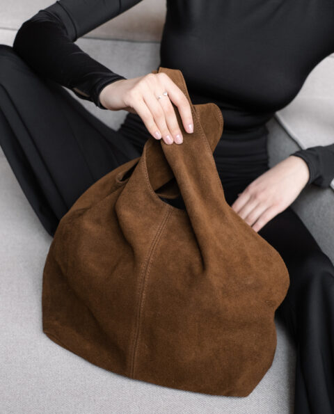 Замшевая женская сумка VEZZE C00432N