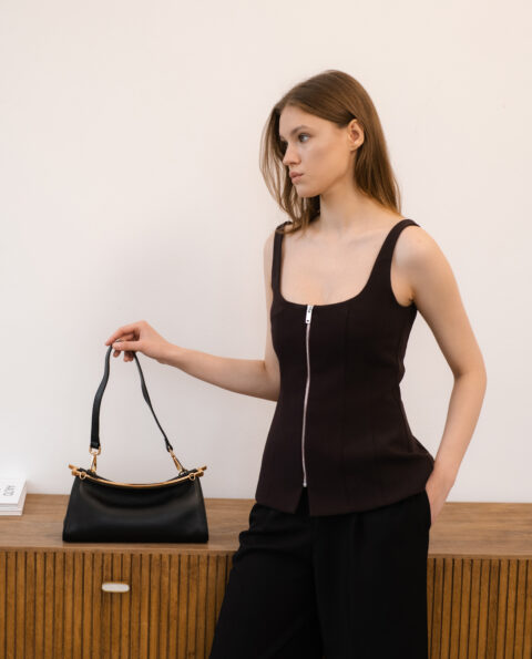 Кожаная женская сумка VEZZE C00515N